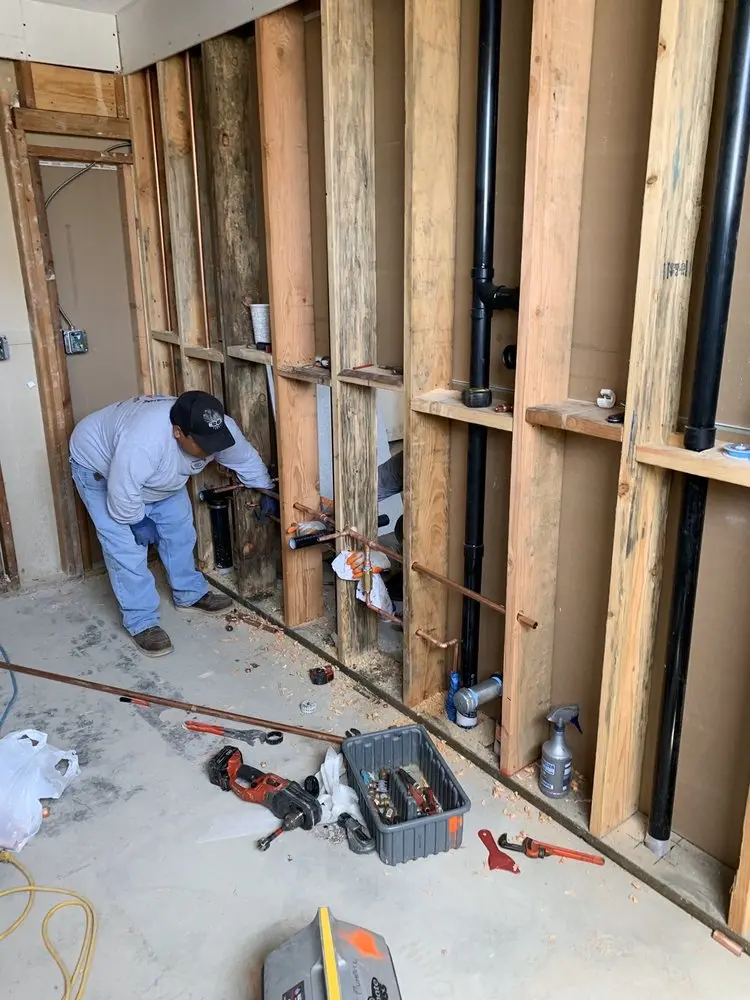 Commercial rough-in plumbing for Gas Line Repair in North Wantagh